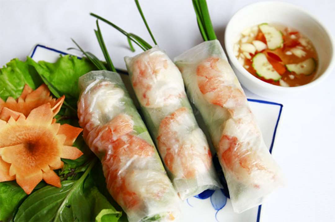 Gỏi cuốn món ăn quen thuộc