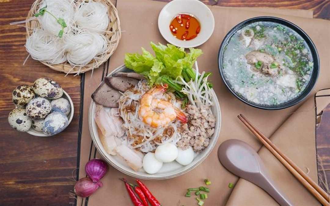 Nguyên liệu làm hủ tíu Nam Vang